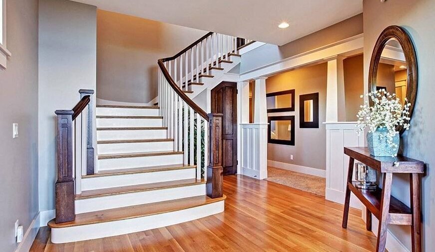 stairs and railing